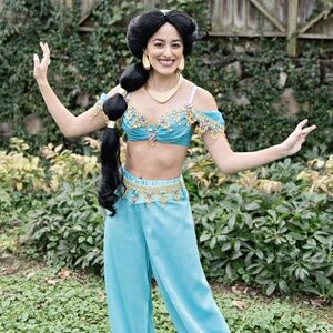 Jasmine Costume, Adult Carnival Party Halloween Cosplay Costume